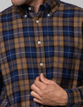 Cole Long Sleeve Shirt Woven Med Check