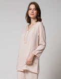 Connexion Long Sleeve Tunic Lebaran Embro Flower