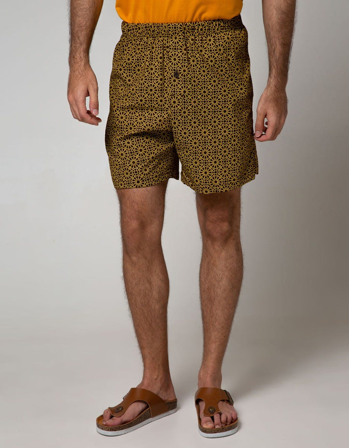 Cole Boxer Knit Abstract Print