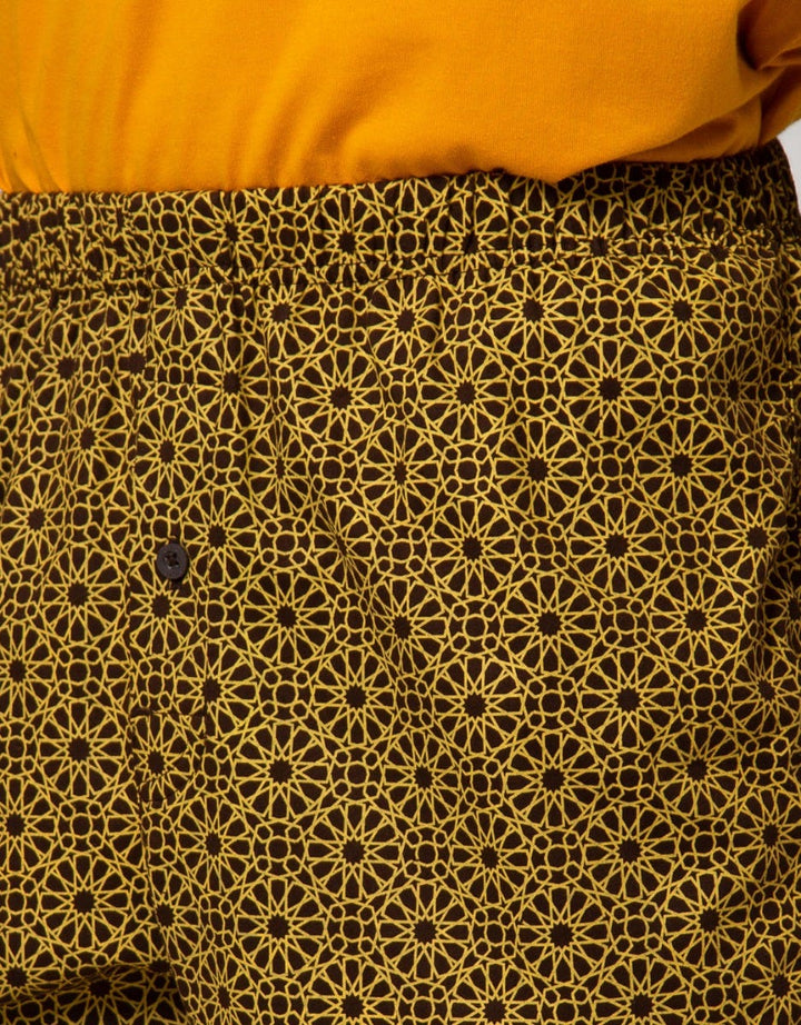Cole Boxer Knit Abstract Print
