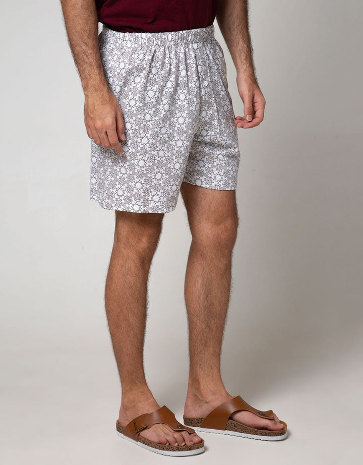 Cole Boxer Knit Abstract Print