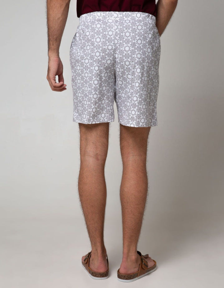 Cole Boxer Knit Abstract Print