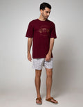 Cole Boxer Knit Abstract Print