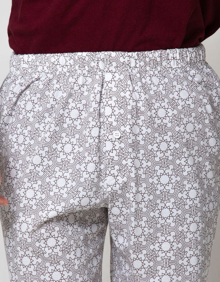 Cole Boxer Knit Abstract Print