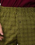 Cole Boxer Knit Print Abstrak