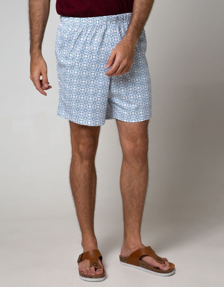 Cole Boxer Knit Print Abstrak