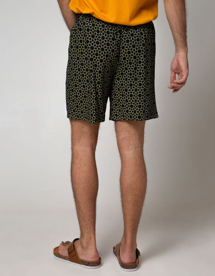 Cole Boxer Knit Abstract Print