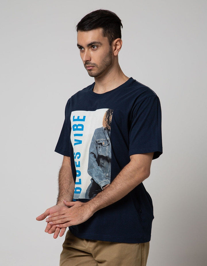 Nevada Short Sleeve T-Shirt Print Blues Vibe