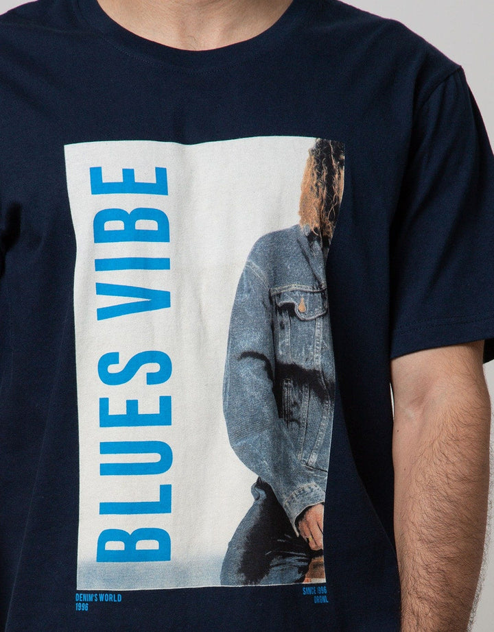 Nevada Short Sleeve T-Shirt Print Blues Vibe