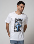 Nevada Short Sleeve T-Shirt Print Blues Vibe Denim