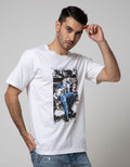 Nevada Short Sleeve T-Shirt Print Blues Vibe Denim