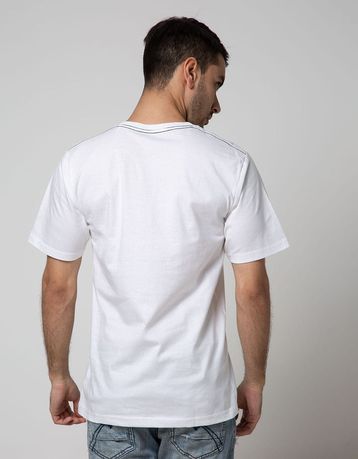 Nevada Short Sleeve T-Shirt Print Blues Vibe Denim