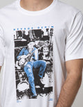 Nevada Short Sleeve T-Shirt Print Blues Vibe Denim