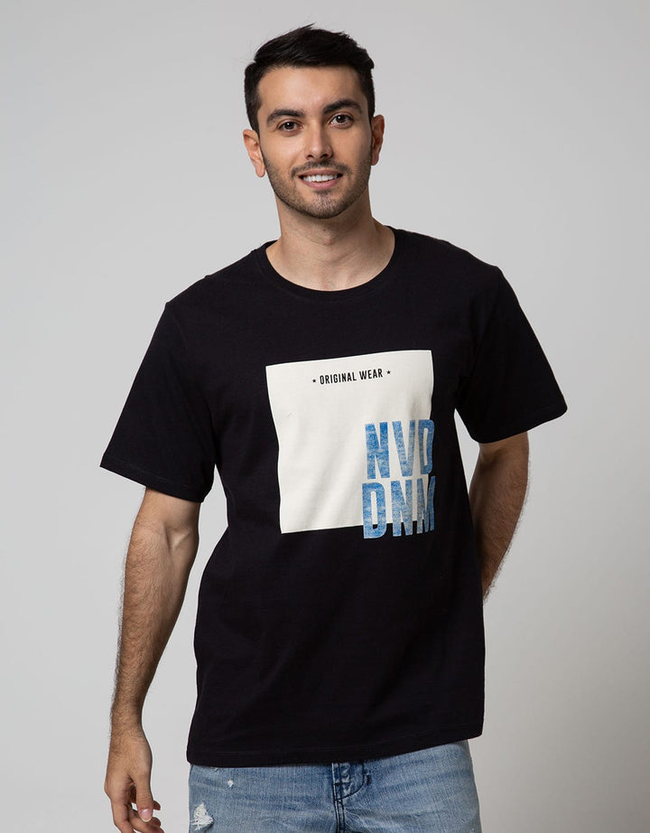 Nevada Short Sleeve T-Shirt Print Denim