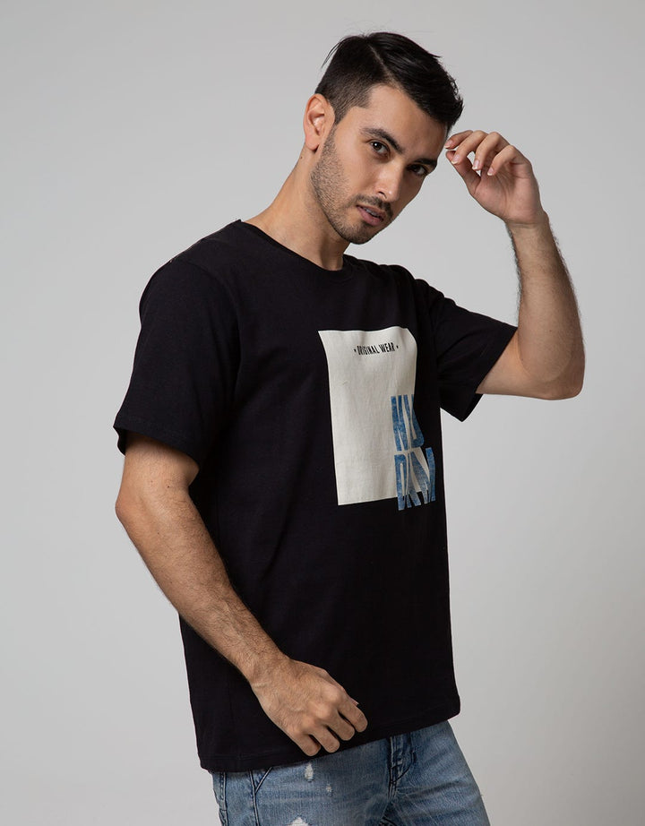 Nevada Short Sleeve T-Shirt Print Denim
