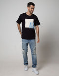 Nevada Short Sleeve T-Shirt Print Denim