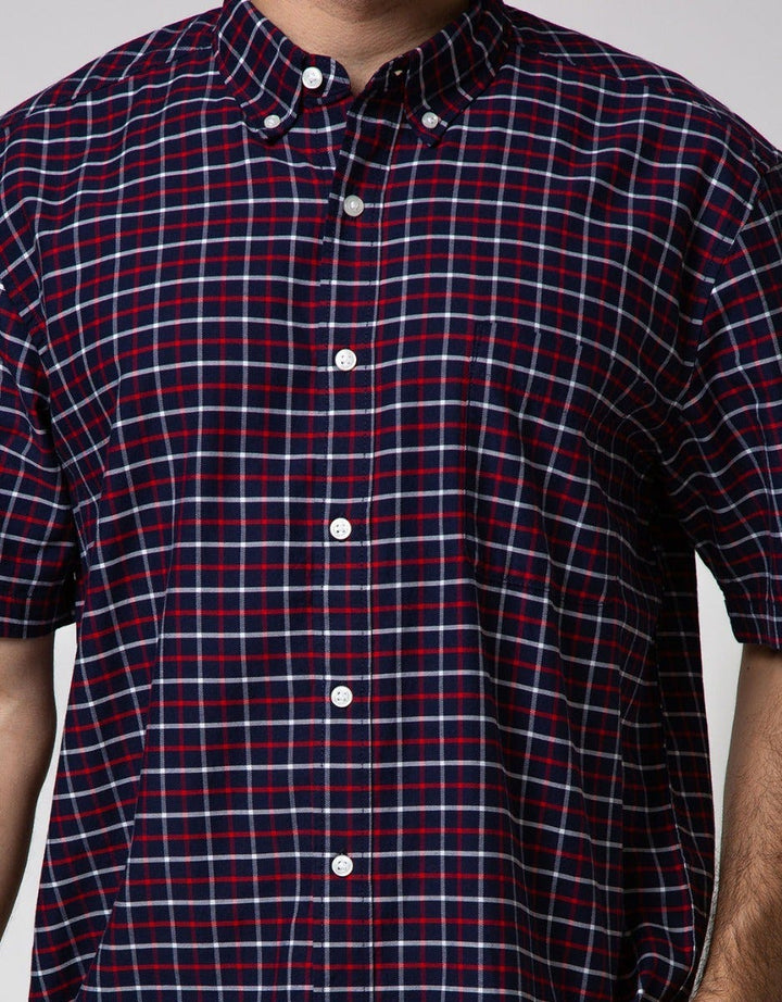 Cole Short Sleeve Shirt Twill Checks