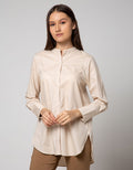 Connexion Long Sleeve Shirt Shanghai Collar Long Top