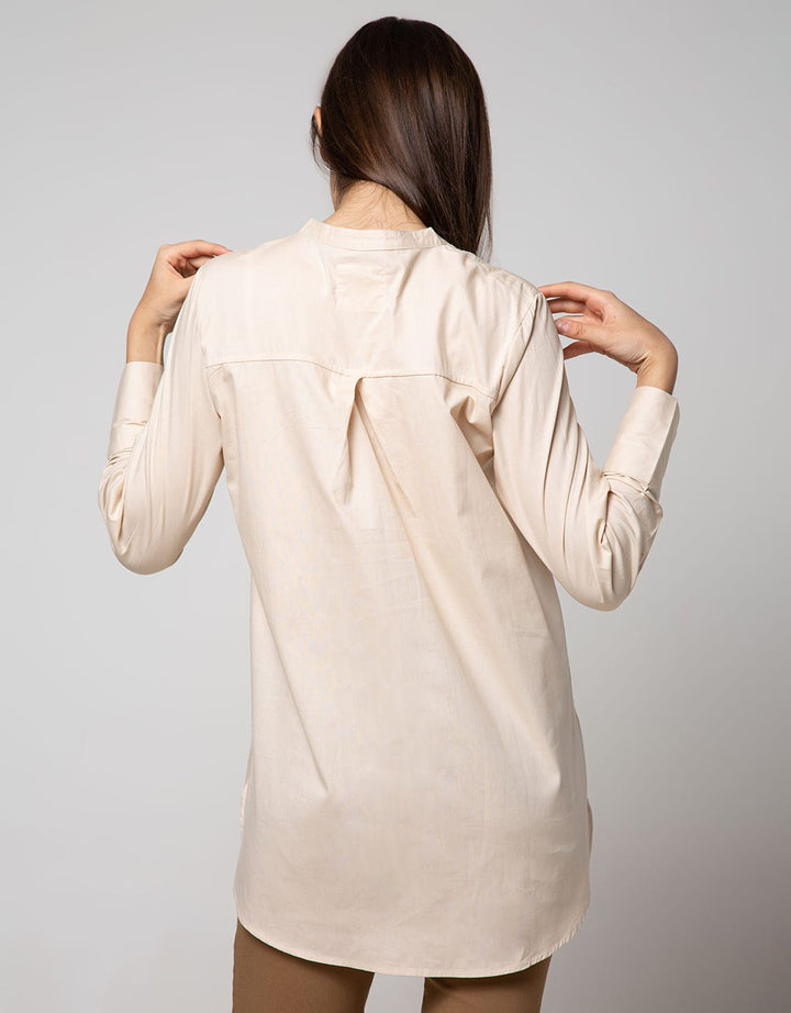 Connexion Long Sleeve Shirt Shanghai Collar Long Top