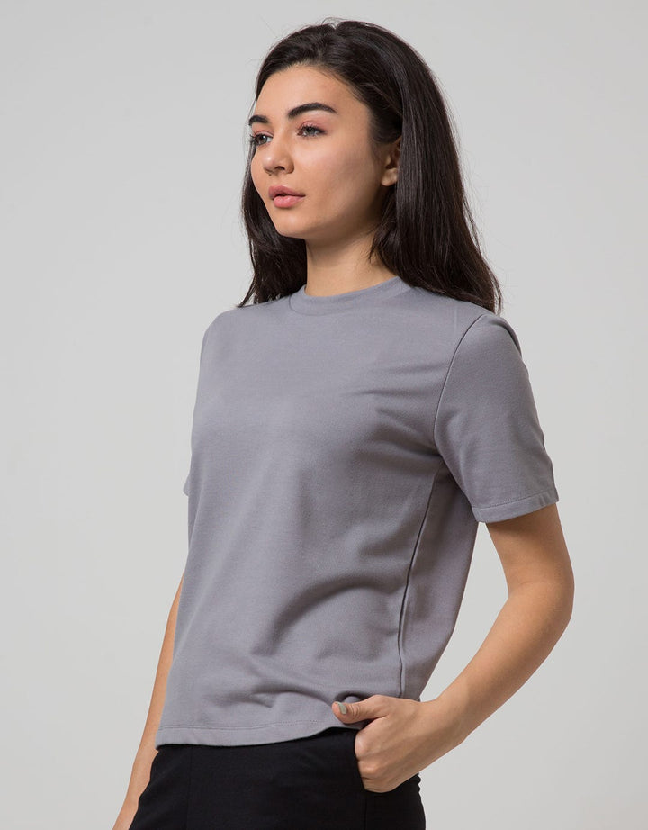 Connexion Short Sleeve T-Shirt Babyterry High Neck Basic