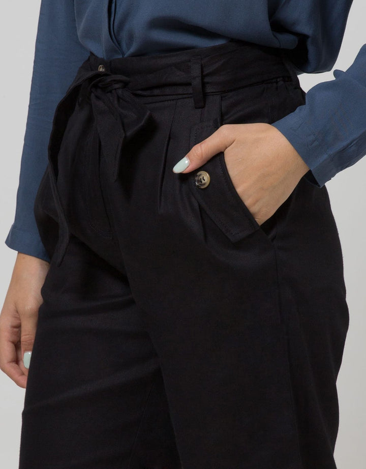 Connexion Long Pants Non Stretch High Waist Belt Apel
