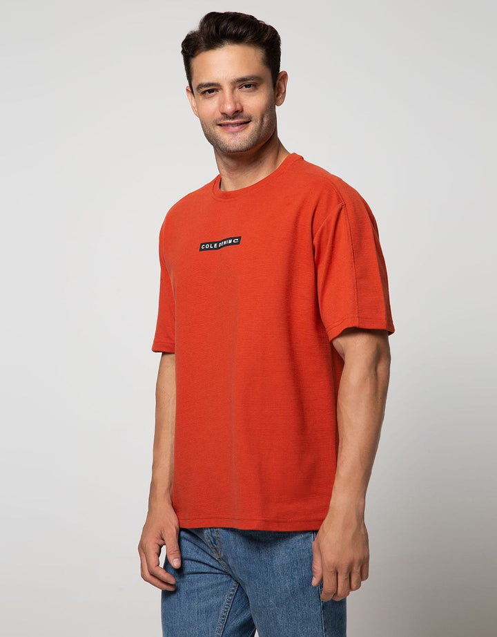 Cole Short Sleeve T-Shirt Tshirt Textured Print