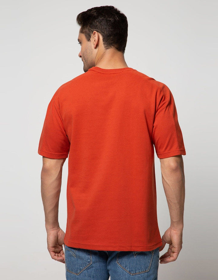 Cole Short Sleeve T-Shirt Tshirt Textured Print