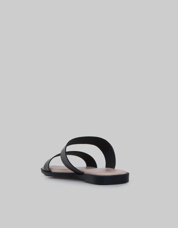 Fladeo Double Strap Teplek Slide Wanita