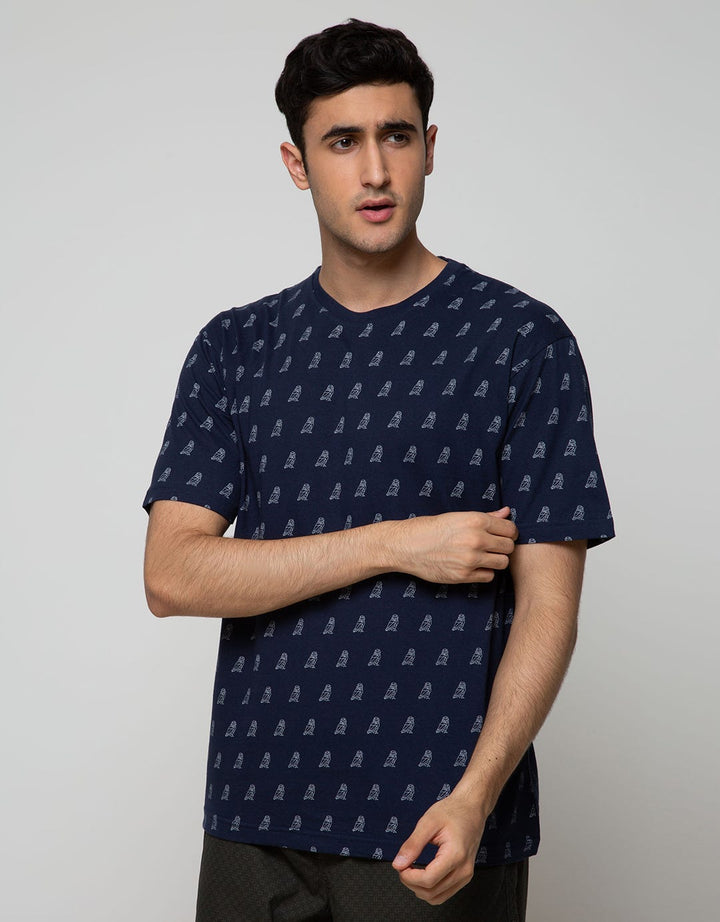 Cole Short Sleeve T-Shirt Reg Print Owl