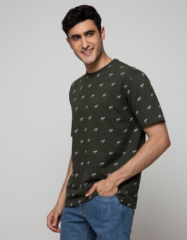 Cole Short Sleeve T-Shirt Print Elk
