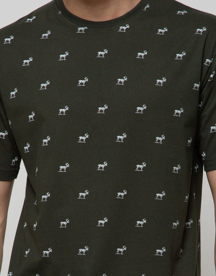Cole Short Sleeve T-Shirt Print Elk