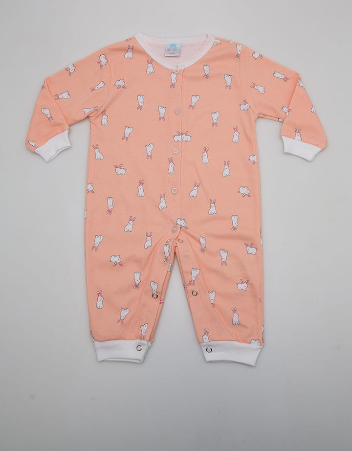 Pipiniko Long Jumpsuit Romper Bunny Print