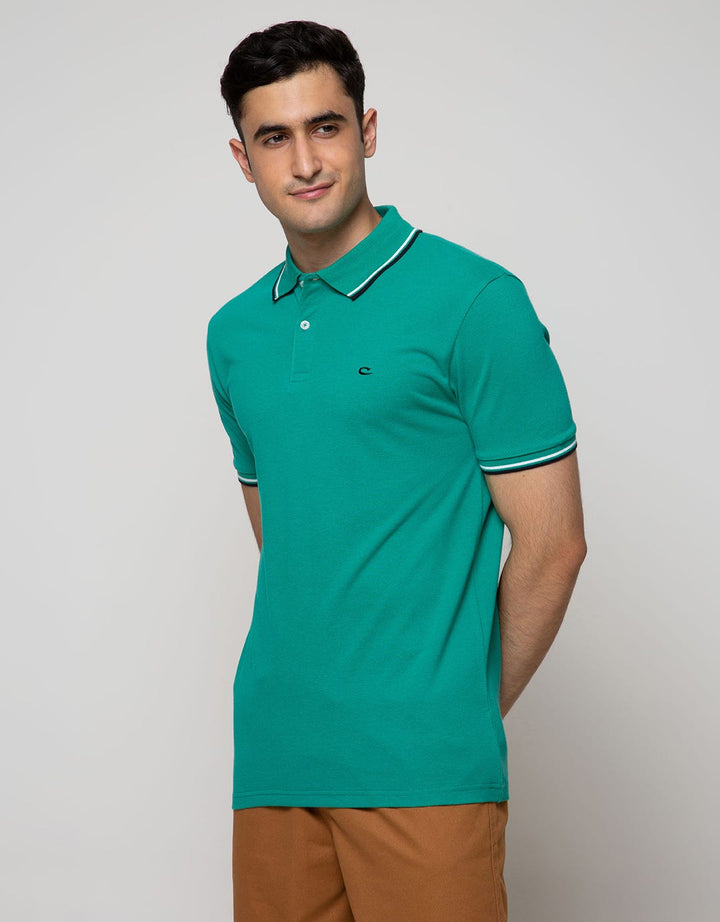Cole Short Sleeve Polo Shirt Solid