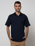 Cole Short Sleeve Polo Shirt Stripe