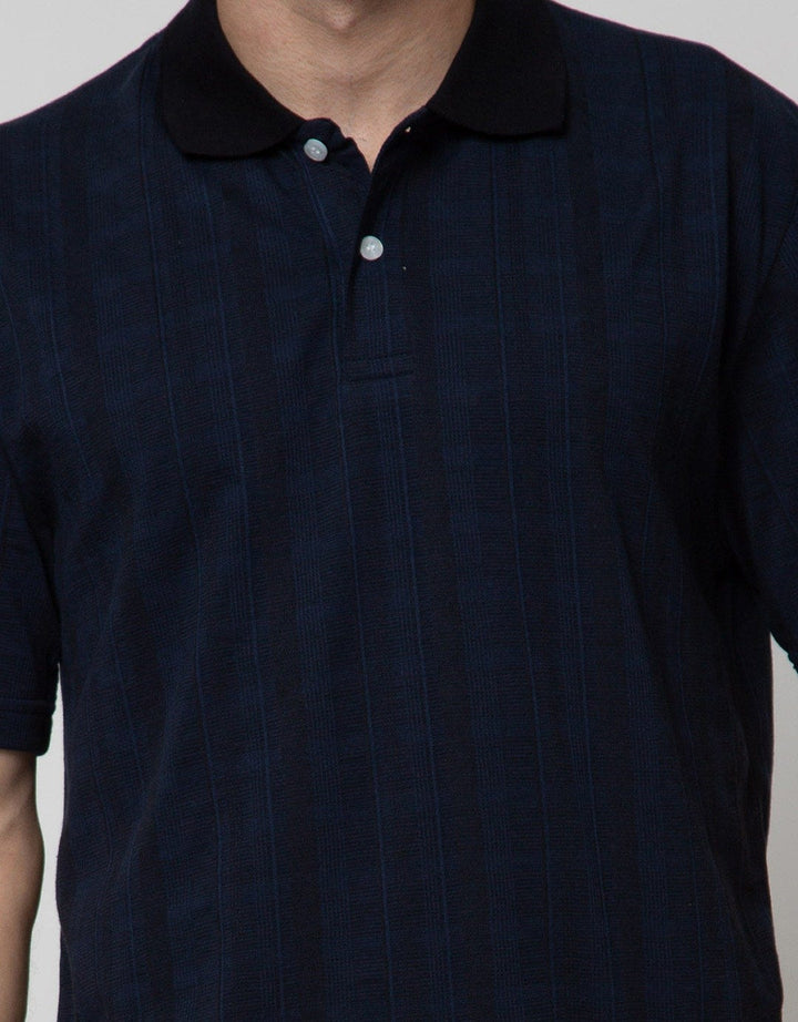 Cole Short Sleeve Polo Shirt Stripe