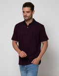 Cole Short Sleeve Polo Shirt Stripe