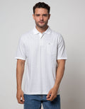 Cole Short Sleeve Polo Shirt Print Geometri