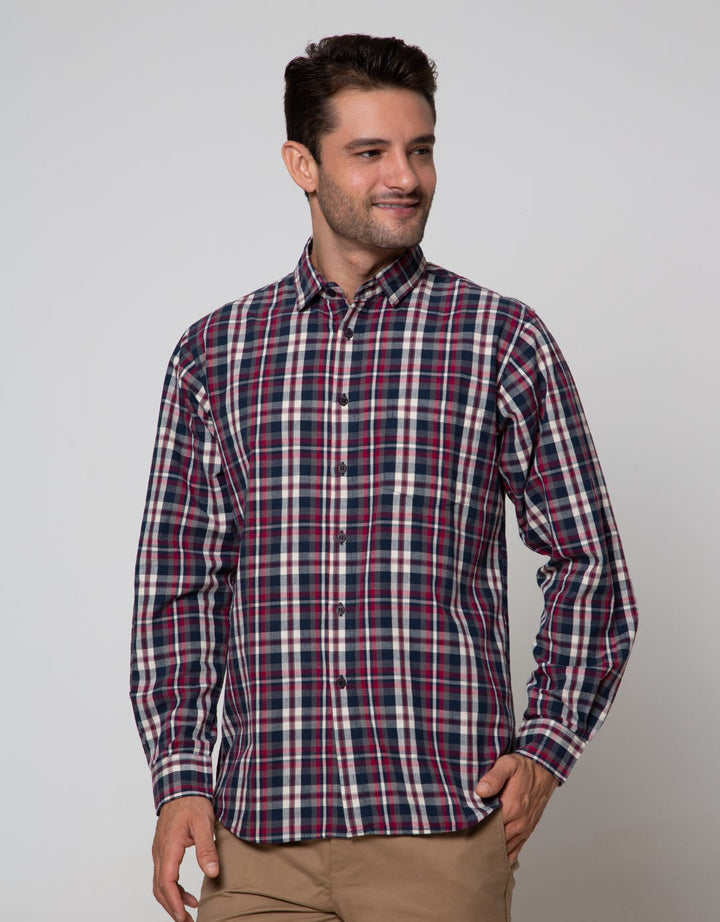Cole Long Sleeve Shirt Medium Check