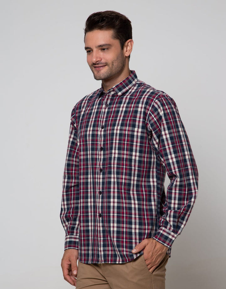 Cole Long Sleeve Shirt Medium Check