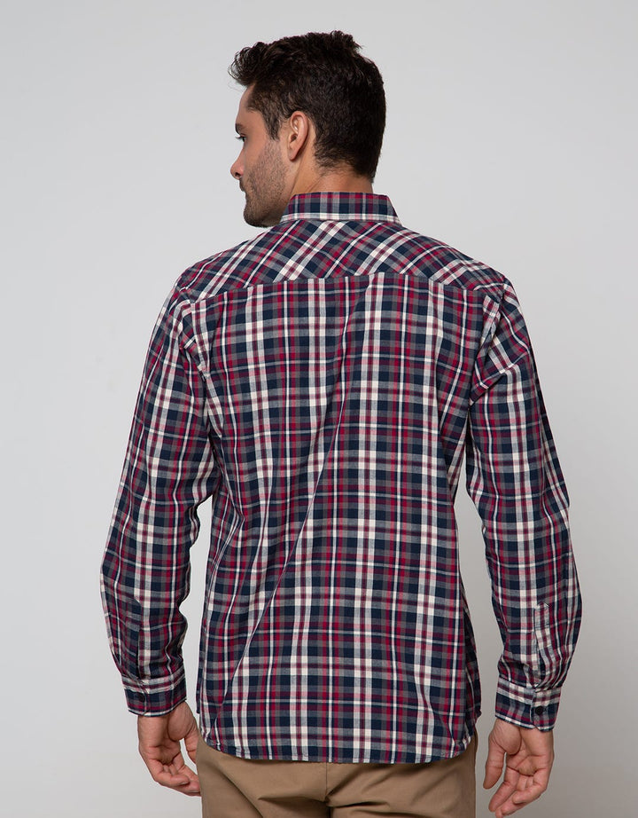Cole Long Sleeve Shirt Medium Check