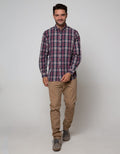 Cole Long Sleeve Shirt Medium Check