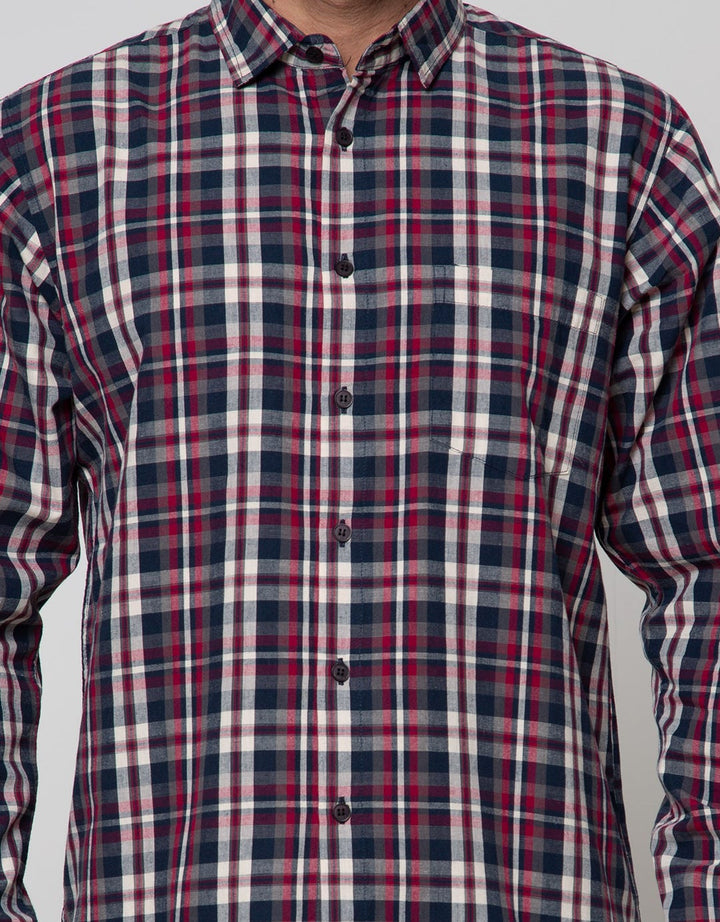 Cole Long Sleeve Shirt Medium Check