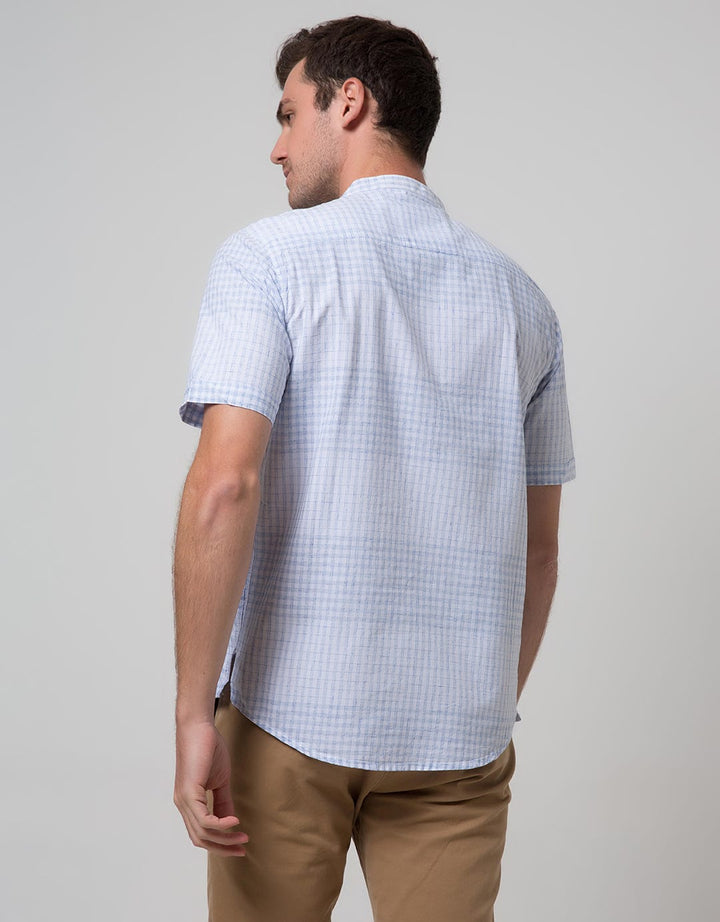 Cardinal Jeans Short Sleeve Men Kemeja Koko