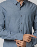Cardinal Jeans Long Sleeve Kemeja