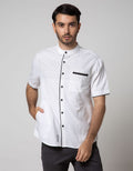 Cardinal Jeans Short Sleeve Kemeja Koko
