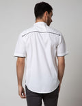 Cardinal Jeans Short Sleeve Kemeja Koko