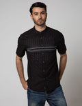 Cardinal Jeans Short Sleeve Kemeja Koko