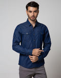 Cardinal Jeans Long Sleeve Kemeja