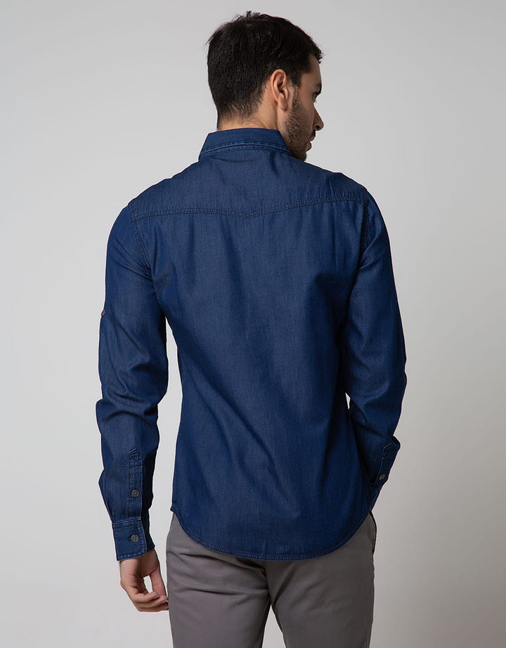 Cardinal Jeans Long Sleeve Kemeja