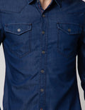 Cardinal Jeans Long Sleeve Kemeja